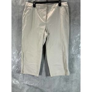 Karen Scott Women's Stonewall Relaxed-Fit Comfort Capri Pants SZ 16